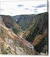 Grand Canyon Of The Yellowstone River Canvas Print
