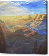 Grand Canyon Painting Canvas Print