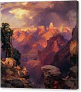 Grand Canyon With Rainbow, 1912 Canvas Print