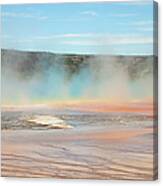 Grand Prismatic Springs, Yellowstone Canvas Print