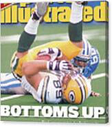 Green Bay Packers Mark Chmura... Sports Illustrated Cover Canvas Print