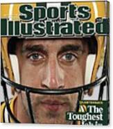 Green Bay Packers Qb Aaron Rodgers, 2009 Nfl Football Sports Illustrated Cover Canvas Print