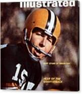 Green Bay Packers Qb Bart Starr Sports Illustrated Cover Canvas Print