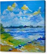 Green Key Beach Canvas Print