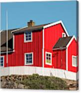 Greenland House Canvas Print