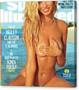 Hailey Clauson Swimsuit 2016 Sports Illustrated Cover Canvas Print