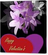 Happy Valentine's Day Card Canvas Print