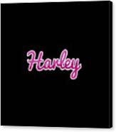 Harley #harley Canvas Print