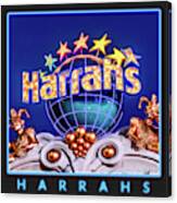 Harrahs Gallery Button Canvas Print