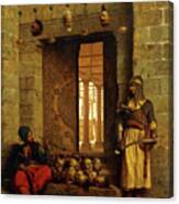 Heads Of The Rebel Beys At The Mosque-el Assaneyn, 1866 Canvas Print