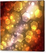 Hexagon Abstract Background With Soft Canvas Print