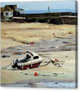 High And Dry In St. Ives Canvas Print