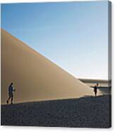 Hiking In The Namib Desert Canvas Print