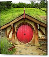 Hobbit House - Red Door Canvas Print