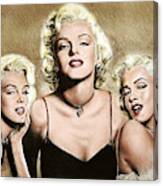 Hollywood Legends Marilyn Colour Canvas Print