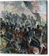 Hookers Battle, American Civil War, 26 Canvas Print