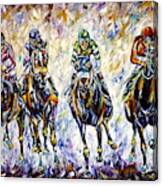 Horse Race Canvas Print