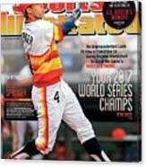 Houston Astros Baseballs Great Experiment Sports Illustrated Cover Canvas Print