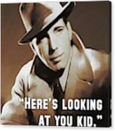Humphrey Bogart, Vintage Actor Canvas Print