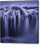 Ice And Flow Iii Canvas Print