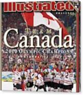 Ice Hockey, 2010 Winter Olympics Sports Illustrated Cover Canvas Print