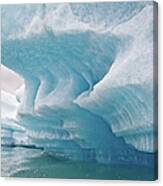 Icebergs On Glacial Lagoon Canvas Print