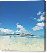 Idyllic Tropical Island Beach Summer Canvas Print