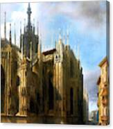Il Duomo Dalla Corsia Dei Servi Canvas Print