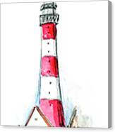 Illustration, Lighthouse Canvas Print
