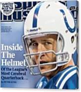 Indianapolis Colts Qb Peyton Manning Sports Illustrated Cover Canvas Print