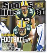 Indianapolis Colts V Green Bay Packers Sports Illustrated Cover Canvas Print