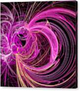 Into The Beyond Abstract Pink Canvas Print