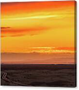 Into The Sunset Canvas Print