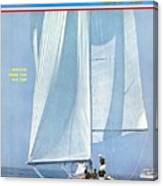 Intrepid, 1967 Americas Cup Trials Sports Illustrated Cover Canvas Print
