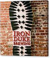Iron Duke Brewing Logo Canvas Print