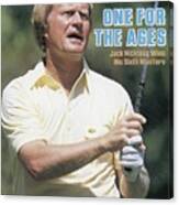 Jack Nicklaus, 1986 Masters Sports Illustrated Cover Canvas Print