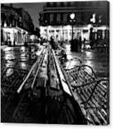 Jackson Square In The Rain Canvas Print