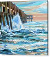 Jacksonville Pier Sunrise Canvas Print