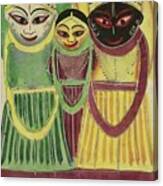 Jagannatha Trio Canvas Print