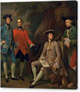 James Grant Of Grant, John Mytton, The Hon. Thomas Robinson, And Thomas Wynne Canvas Print