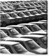 Japanese Compact Cars For Export Canvas Print