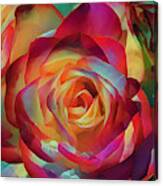 Jazzed-up Rose Canvas Print