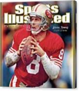 Joe Montana Hall Of Fame Class Of 2005 Sports Illustrated Cover Canvas Print