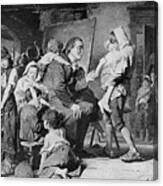 Johann Pestalozzi Teaching Children Canvas Print