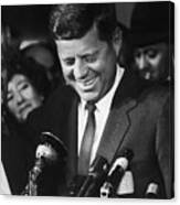 John F. Kennedy Canvas Print