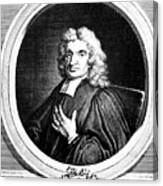 John Flamsteed, English Astronomer Canvas Print