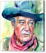 John Wayne Portrait Canvas Print