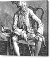 John Wilkes, English Politician, 1763 Canvas Print