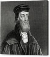 John Wycliffe, English Theologian, 19th Canvas Print