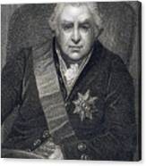 Joseph Banks, President Of The Royal Canvas Print